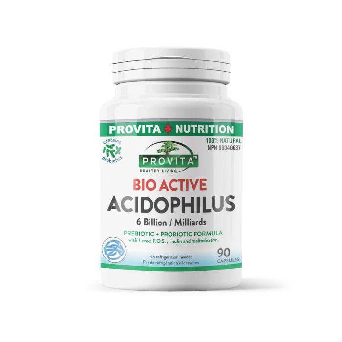 Bio-Active Acidophilus (90 capsule), Provita Nutrition