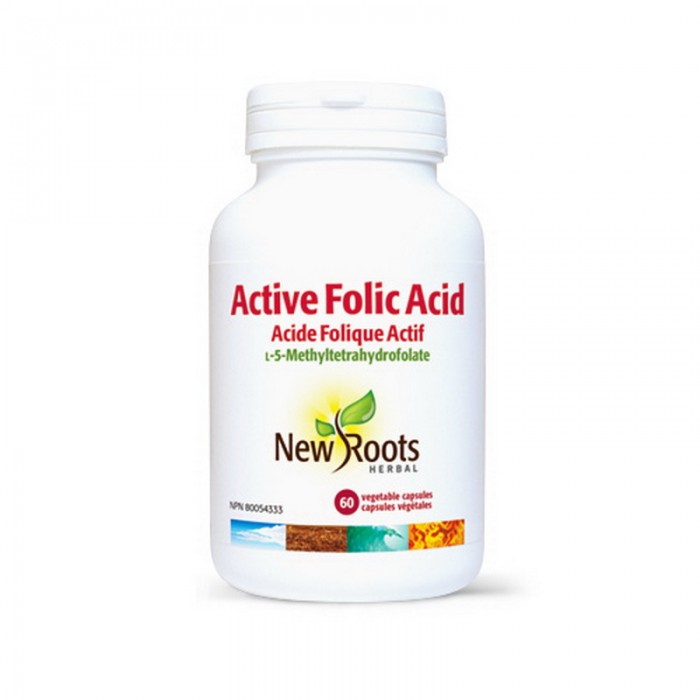 Acid folic active (noul Synfolate) 1 mg (60 capsule), New Roots