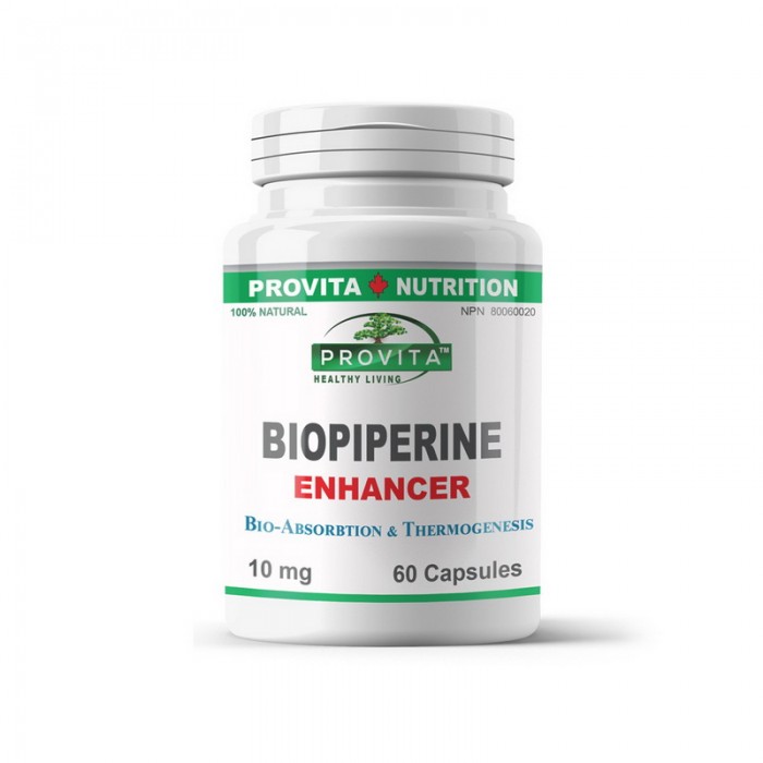 Biopiperina Bioperina 10 mg (60 capsule), Provita Nutrition