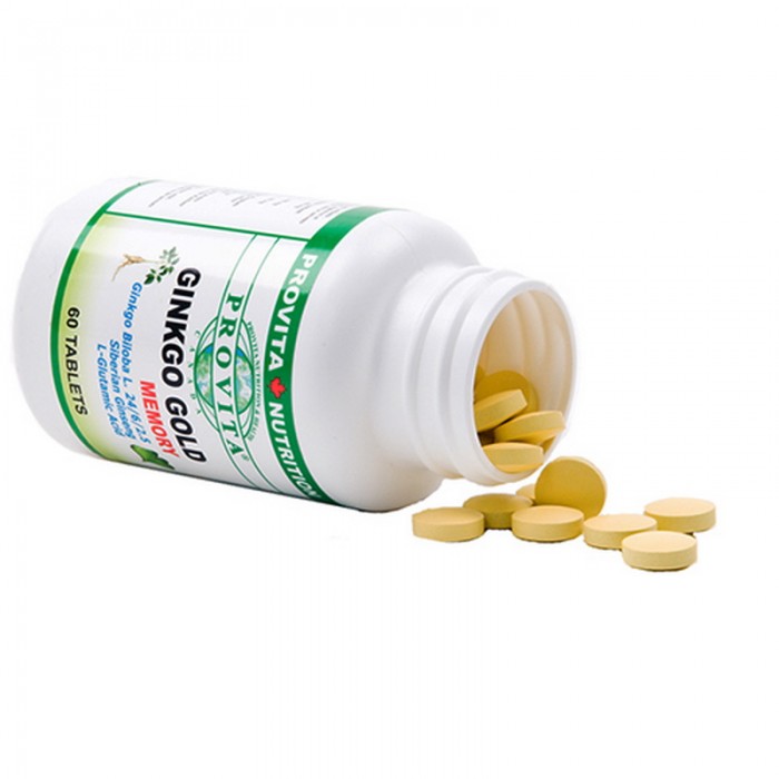 Ginkgo biloba Gold Memory 60 mg (60 tablete), Provita Nutrition