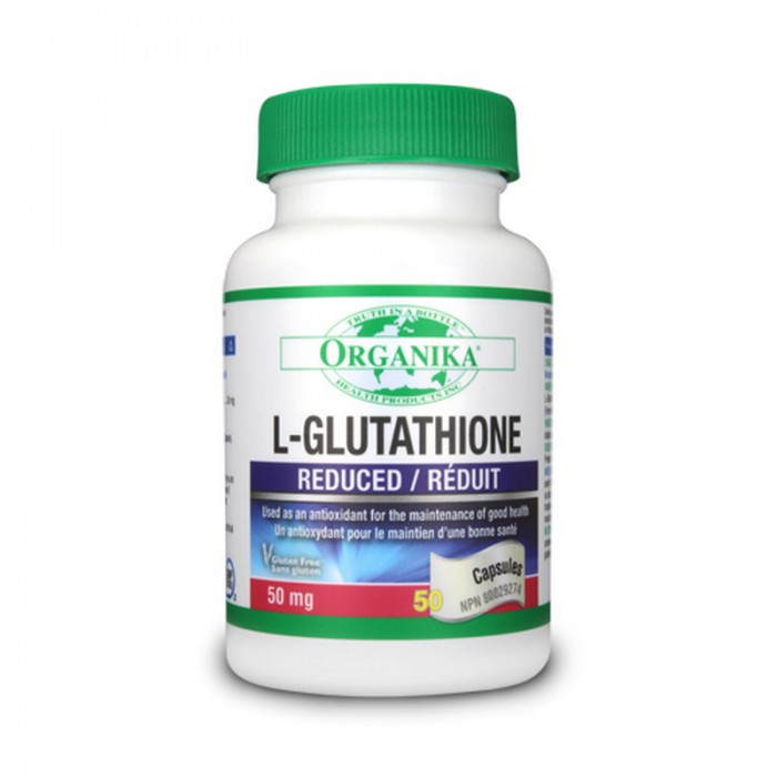 L-Glutationa 50 mg (50 capsule), Organika Canada