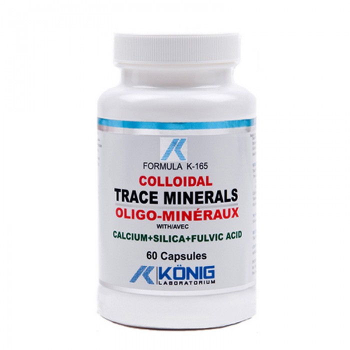 Minerale trasoare coloidale organice cu acid fulvic (60 capsule), Konig Laboratorium