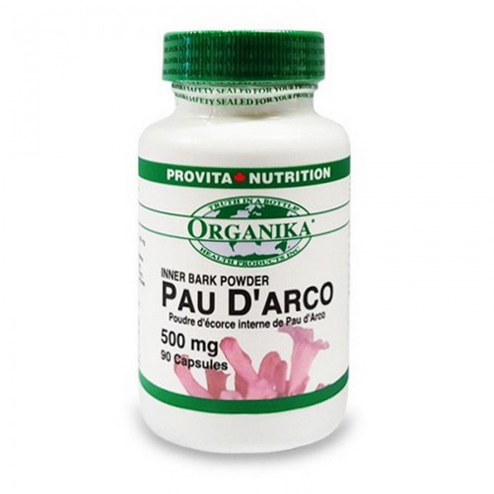 Pau d’Arco 500 mg (90 capsule), Organika Canada