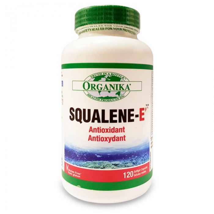 Squalene-E Scualena extract purificat de ulei din ficat de rechin (120 capsule), Organika Canada