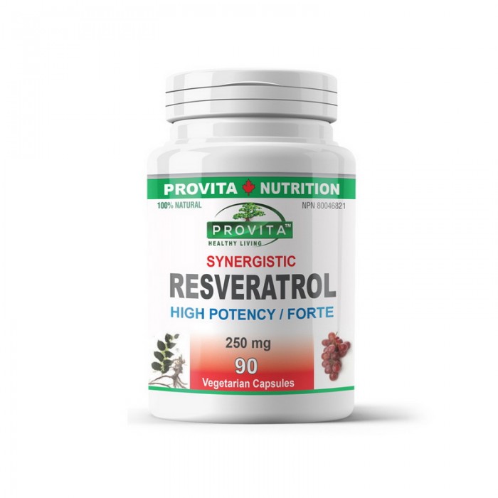 Resveratrol Sinergetic (250 mg), Provita Nutrition