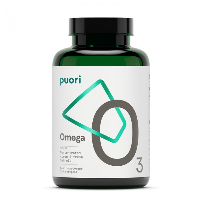 Puori O3 - Omega 3 Ulei de peste concentrat (120 capsule), Puori