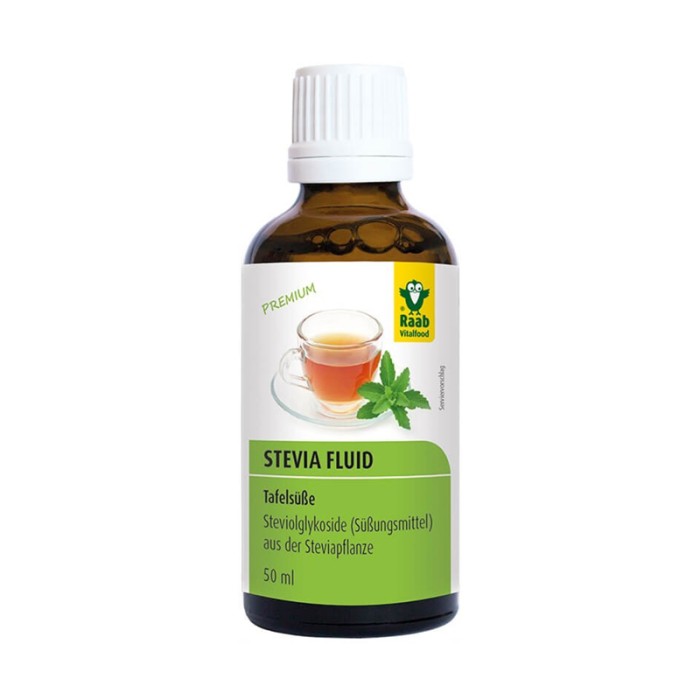Stevia indulcitor lichid premium (50 ml), Raab Vitalfood