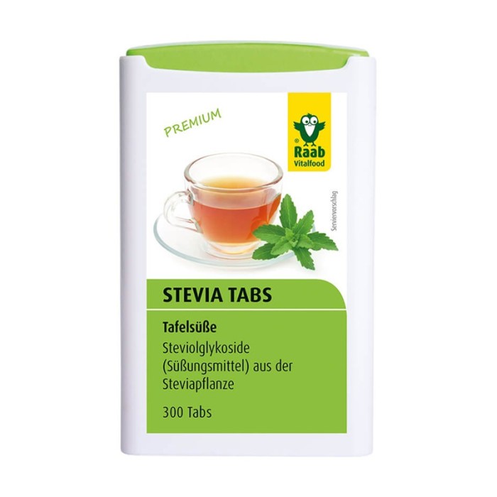 Stevia tablete premium (300 buc), Raab Vitalfood