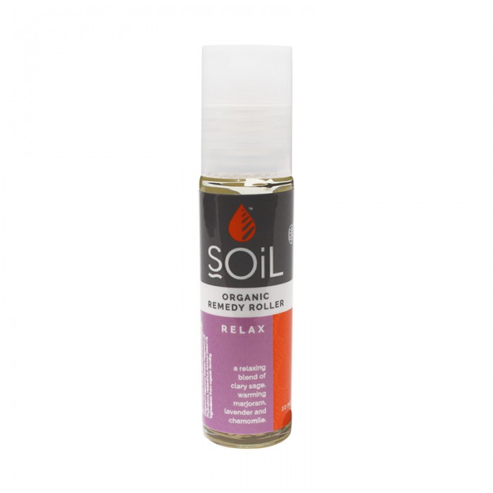 Roll-On Relax - Amestec relaxant cu uleiuri esentiale pure organice (11 ml), SOiL
