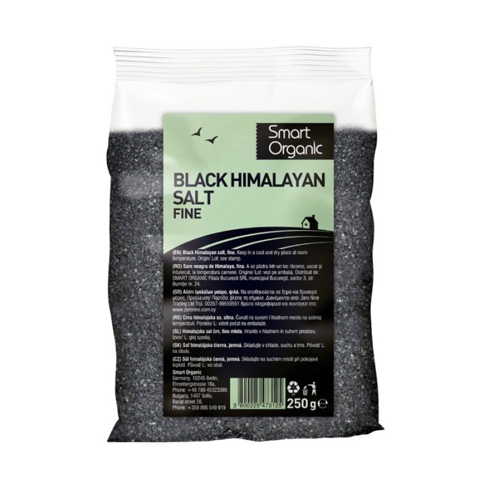 Sare neagra de Himalaya fina (250 g), Smart Organic