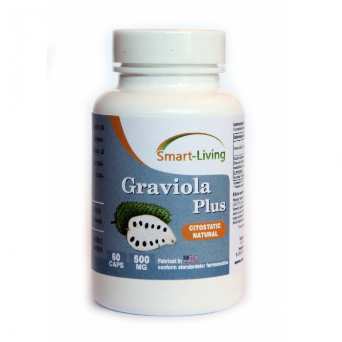 Graviola Plus 500mg (60 capsule), Smart-Living