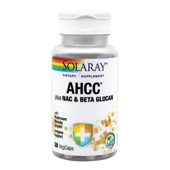 AHCC plus NAC Beta glucan (30capsule)