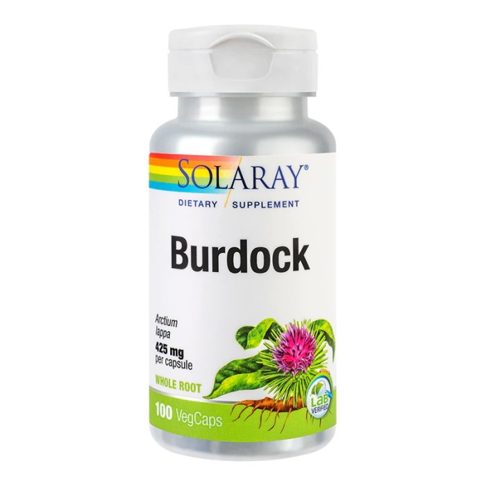 Burdock 425mg (100 capsule) (brusture)