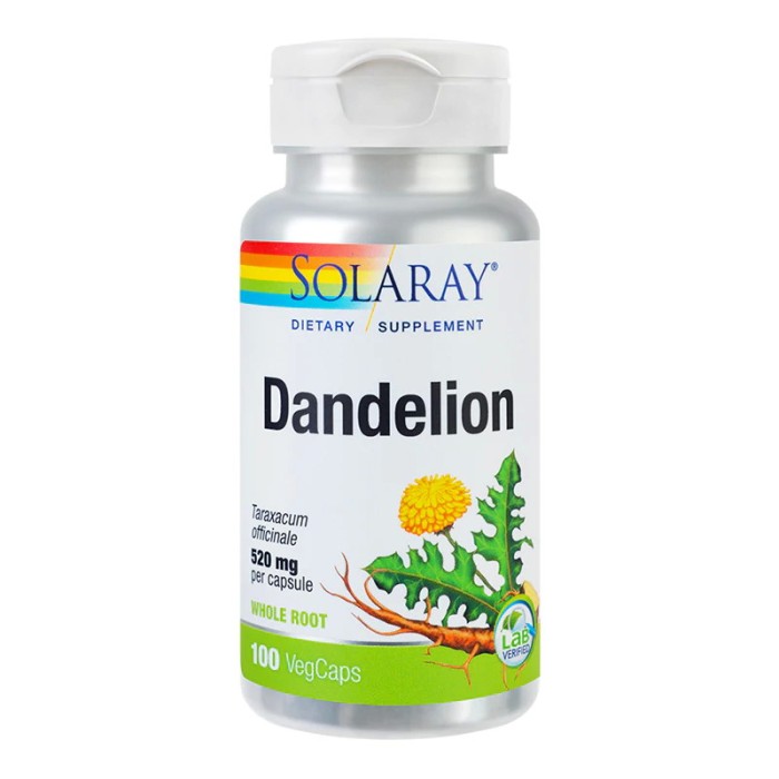 Dandelion (papadie) 520mg (100 capsule)
