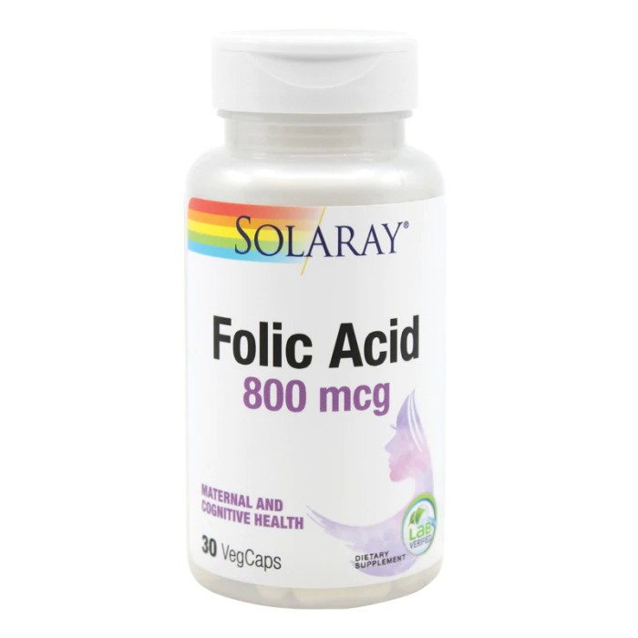 Acid Folic 800 mcg (30 capsule)