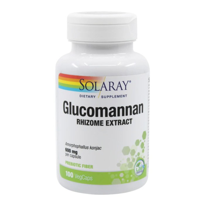 Glucomannan 600mg (100 capsule)