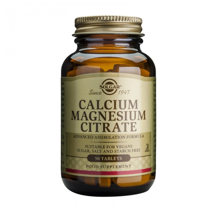 Calcium Magnesium Citrate (50 tablete), Solgar