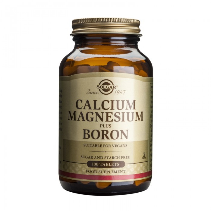Calcium Magnesium plus Boron (100 tablete), Solgar