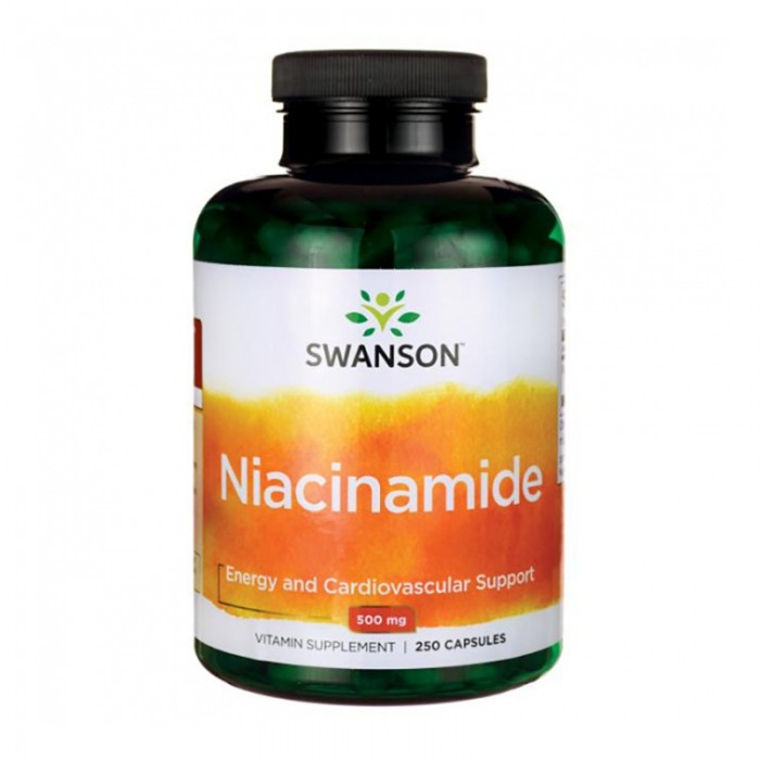 Vitamina B3 Niacinamida 500 mg (250 capsule), Swanson