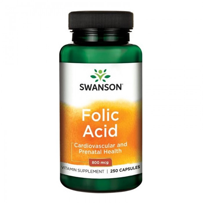 Vitamina B4 Acid Folic 800 mcg (250 capsule), Swanson