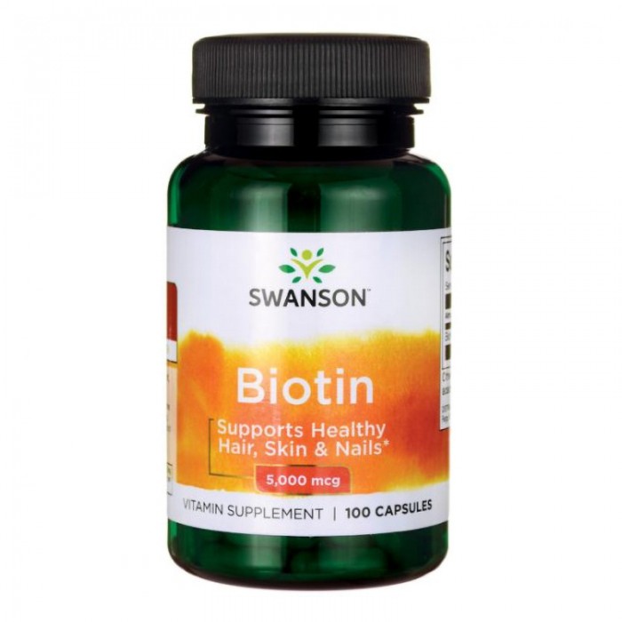 Vitamina B7 Biotina 5 mg (100 capsule), Swanson
