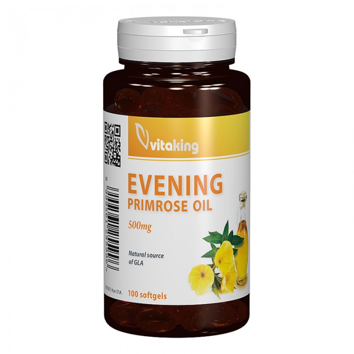 Ulei de Primula 500 mg Evening Primrose Oil (100 capsule), Vitaking