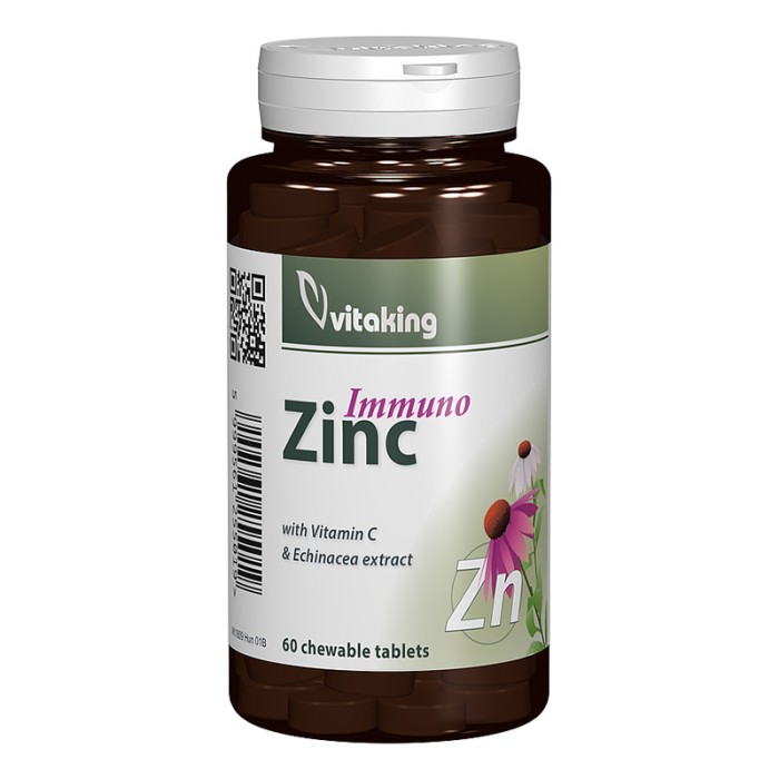 Immuno Zinc cu Echinaceea (60 comprimate), Vitaking