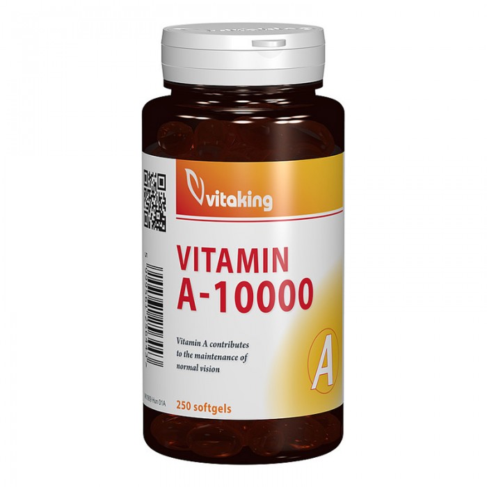 Vitamina A 10000 UI ( 250 capsule), Vitaking