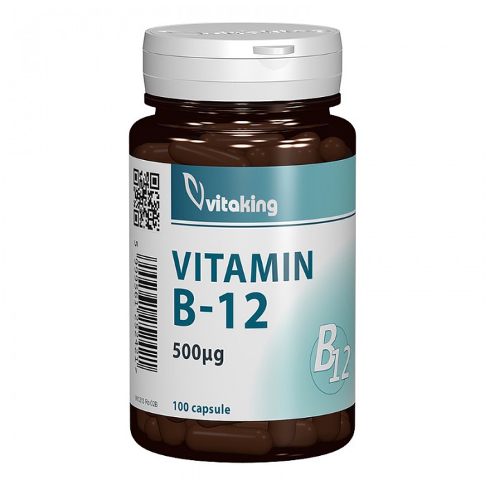 Vitamina B12 Cianocobalamina 500 mcg (100 capsule), Vitaking