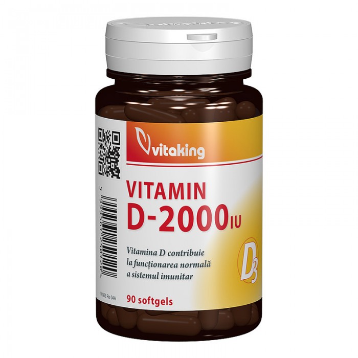 Vitamina D3 2000 UI (90 capsule), Vitaking