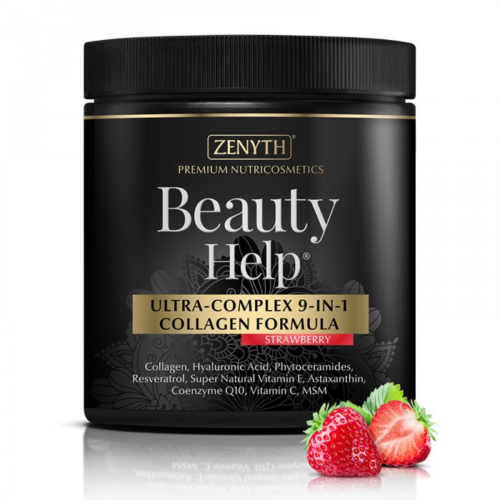 Beauty Help cu aroma de capsuni 300 grame, Zenyth Pharmaceuticals