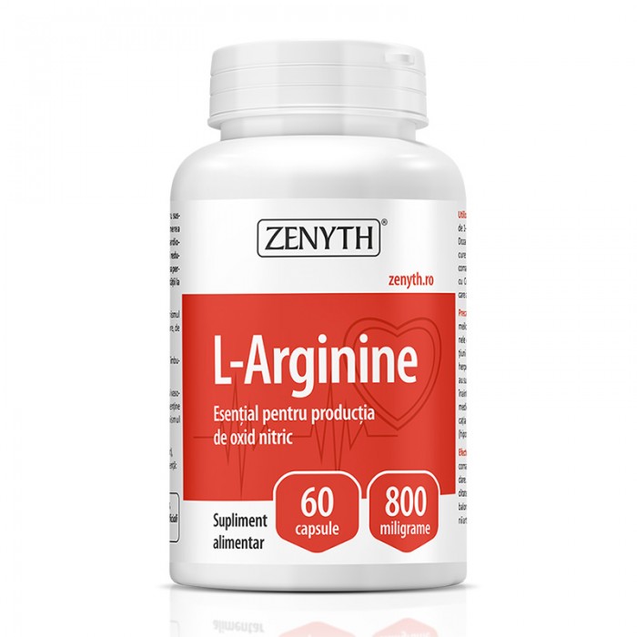 L-Arginine 800 mg (60 capsule), Zenyth Pharmaceuticals