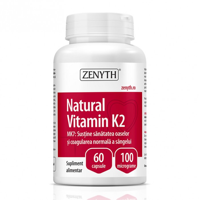 Natural Vitamin K2 100 mcg (60 capsule), Zenyth Pharmaceuticals