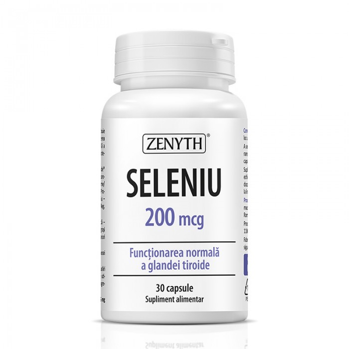 Seleniu 200 mcg (30 capsule), Zenyth Pharmaceuticals
