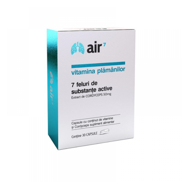 Air7 Vitamina Plamanilor (30 capsule), Green Spild