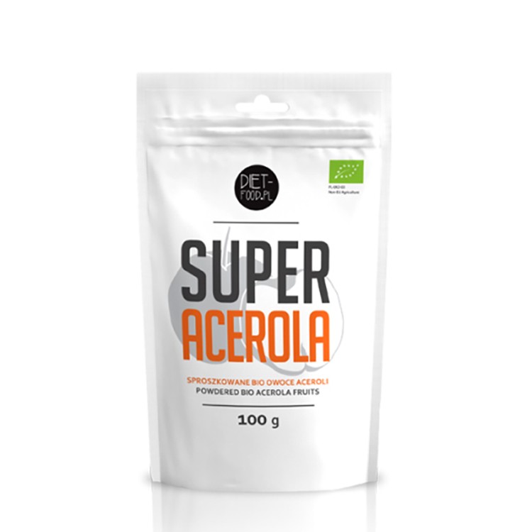 Acerola – pulbere bio (100g), Diet-Food Diet Food