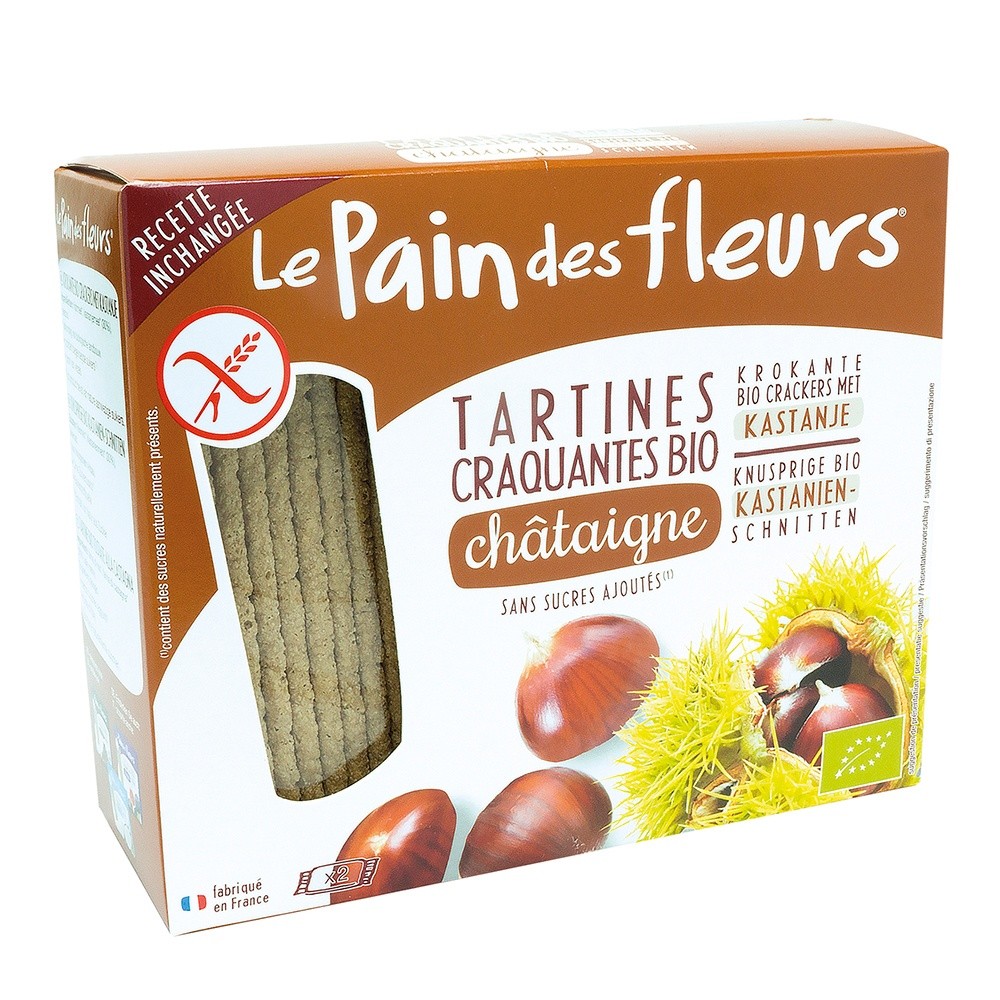 Turte crocante cu castane – fara gluten (150g), Le Pain Des Fleurs