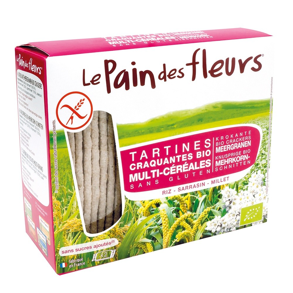Turte crocante multicereale – fara gluten(150g), Le Pain Des Fleurs