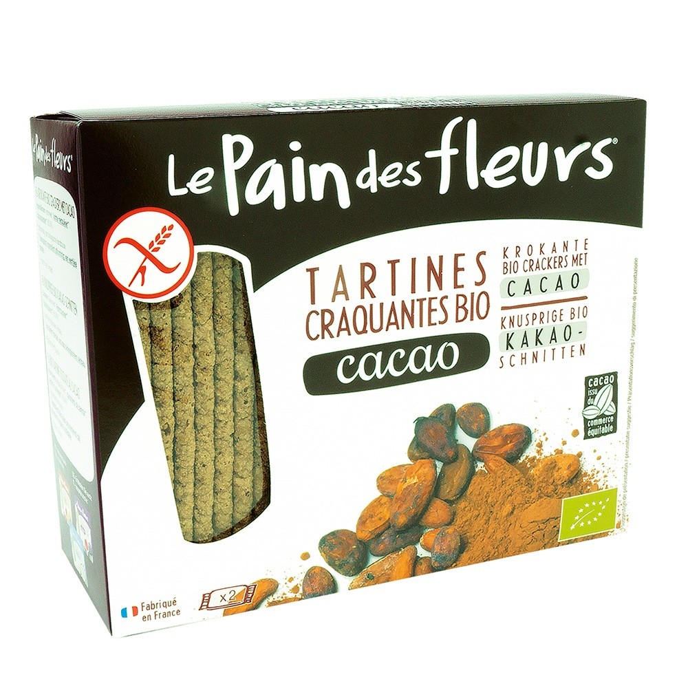 Turte crocante cu cacao – fara gluten (150g), Le Pain Des Fleurs Efarmacie.ro imagine noua