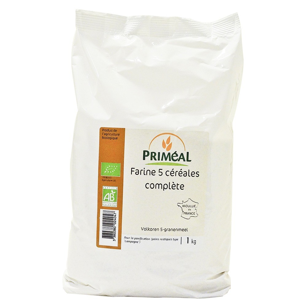 Faina integrala 5 cereale (1Kg), Primeal Efarmacie.ro