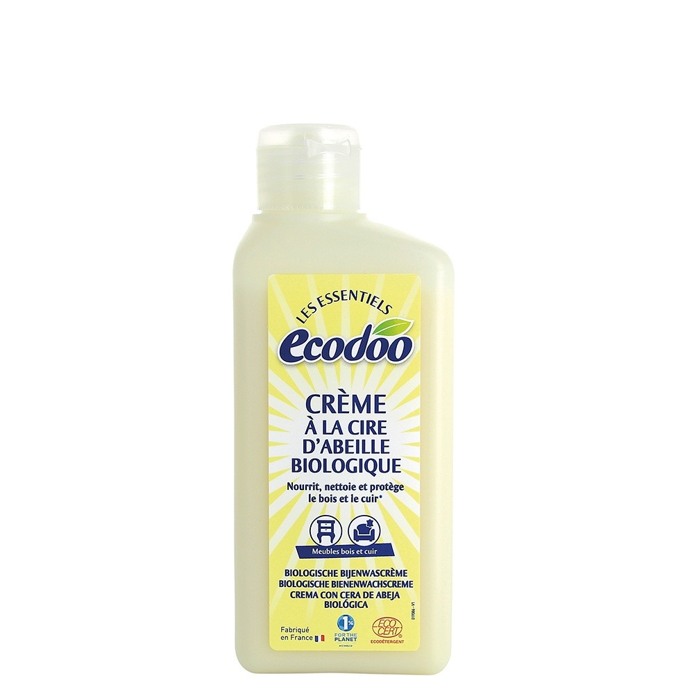 Crema pentru mobila si piele cu ceara de albine (250ml), Ecodoo