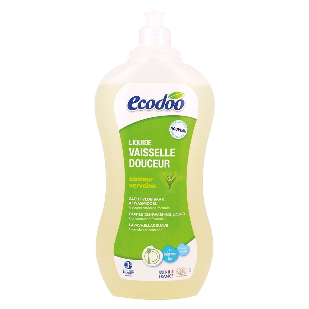 Detergent bio vase cu aloe vera si verbena (1L), Ecodoo
