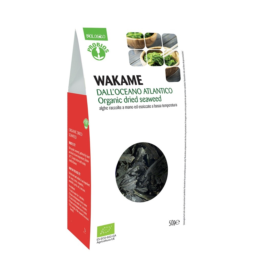 Alge WAKAME bio (50g), Probios Efarmacie.ro
