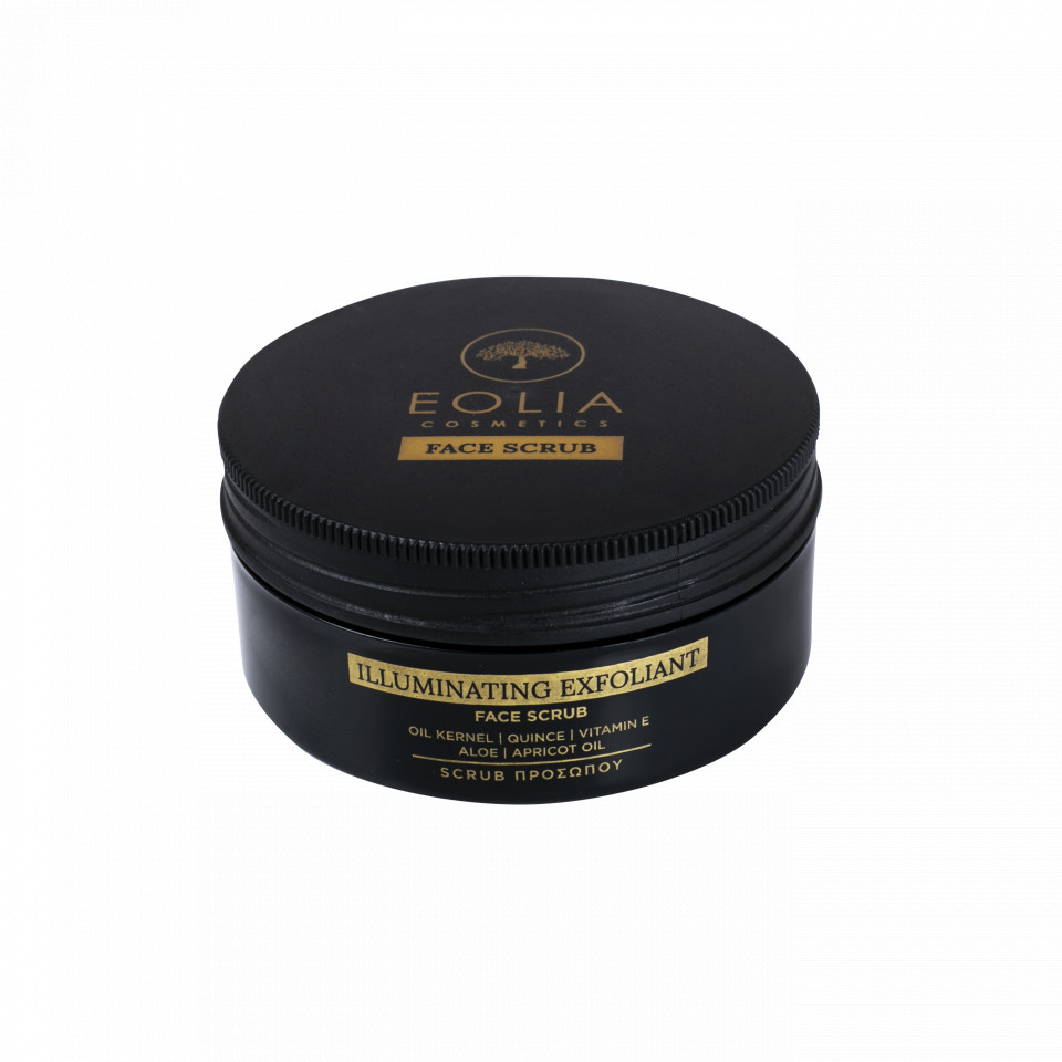 Face scrub organic (75 ml), Eolia Cosmetics Efarmacie.ro