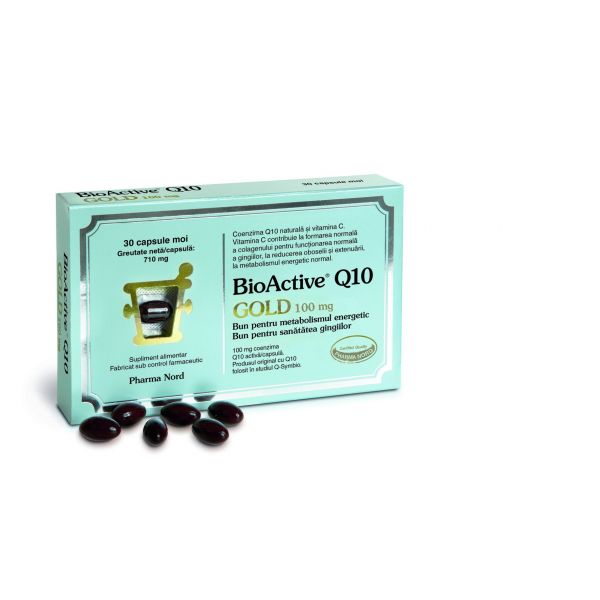 BioActive Q10 Gold 100mg (30 capsule), Pharma Nord Efarmacie.ro