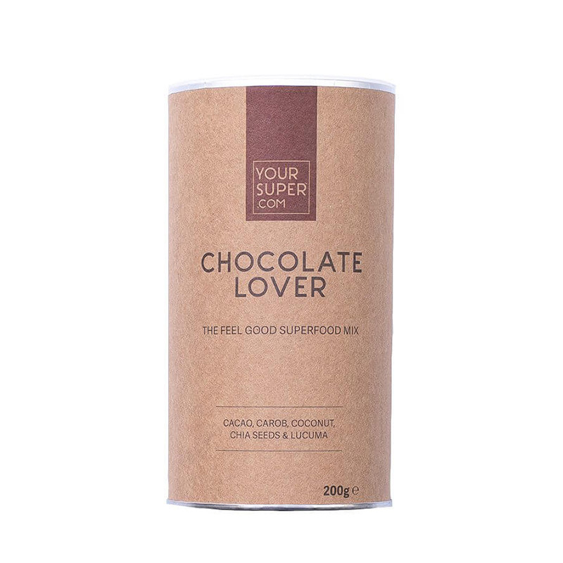 Chocolate Lover Organic Superfood Mix Pachet 3 bucati (200 grame), Your Super Efarmacie.ro