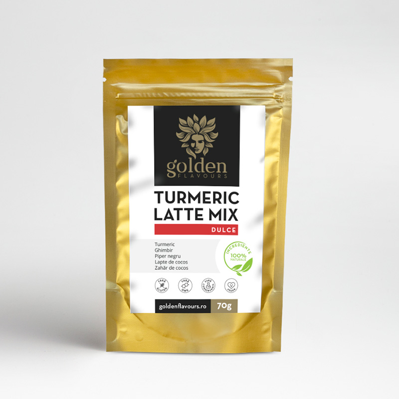 Turmeric Latte Mix Dulce (70 grame), Golden Flavours