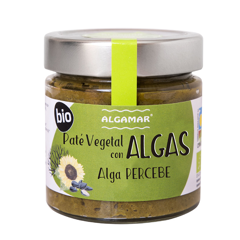 Pate vegetal cu alge Percebe eco (180 grame), Algamar Algamar