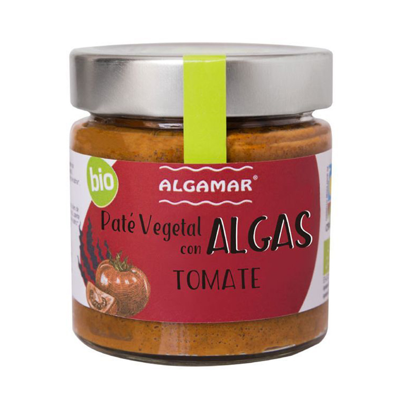 Pate vegetal cu alge si rosii eco (180 grame), Algamar Algamar