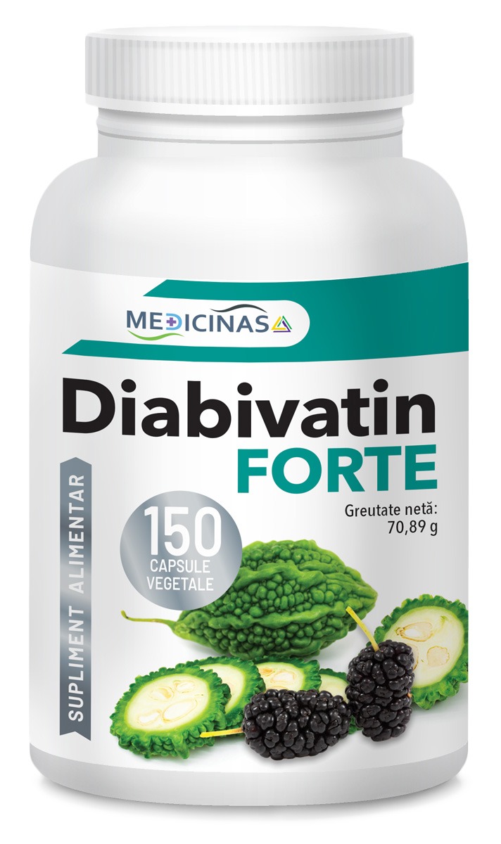 Diabivatin Forte (150 capsule), Medicinas Efarmacie.ro imagine 2022
